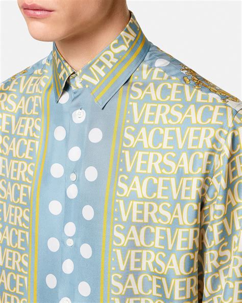 precio camisa versace|Versace silk shirts for cheap.